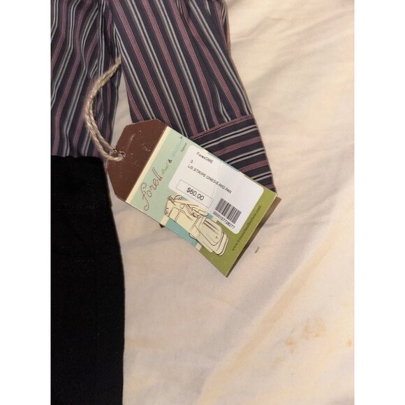 Fore!! Axel & Hudson Boys 2pc Navy and Black Set 9-12 Months - Picture 3 of 4